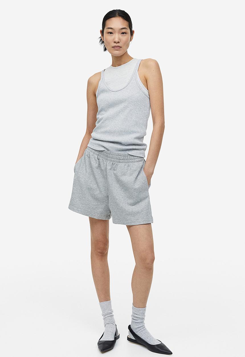 H&M - Sweatshirt shorts - grey