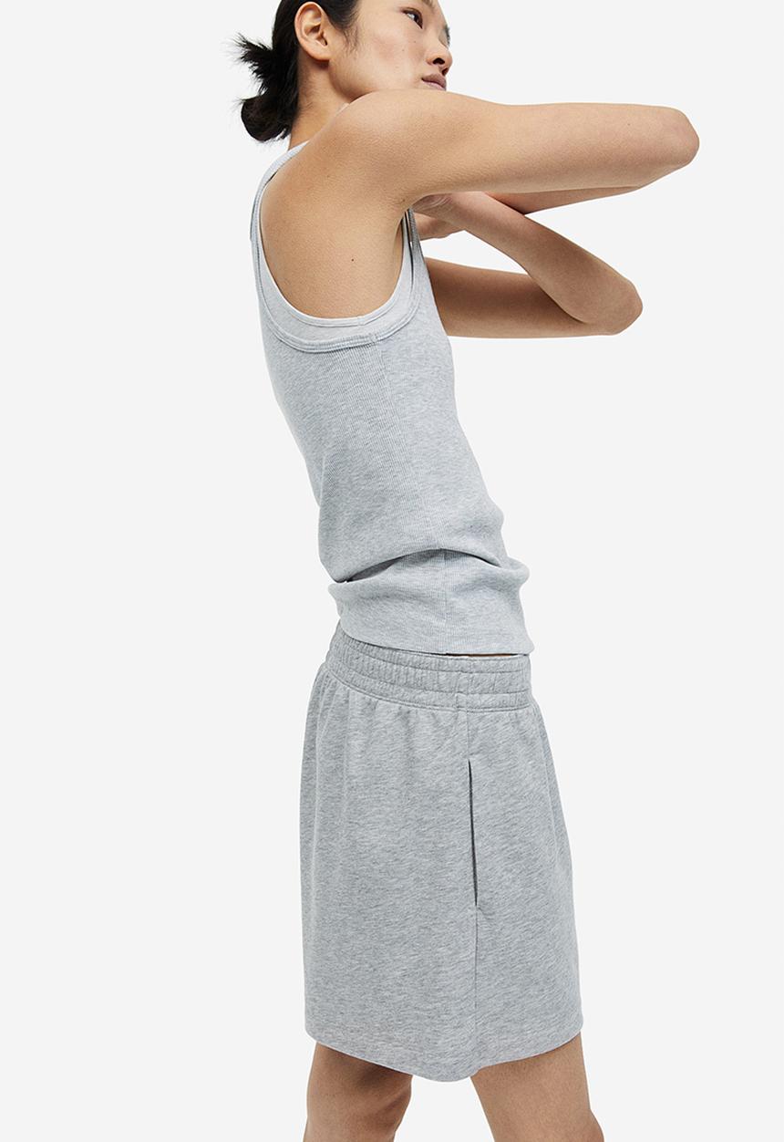 H&M - Sweatshirt shorts - grey
