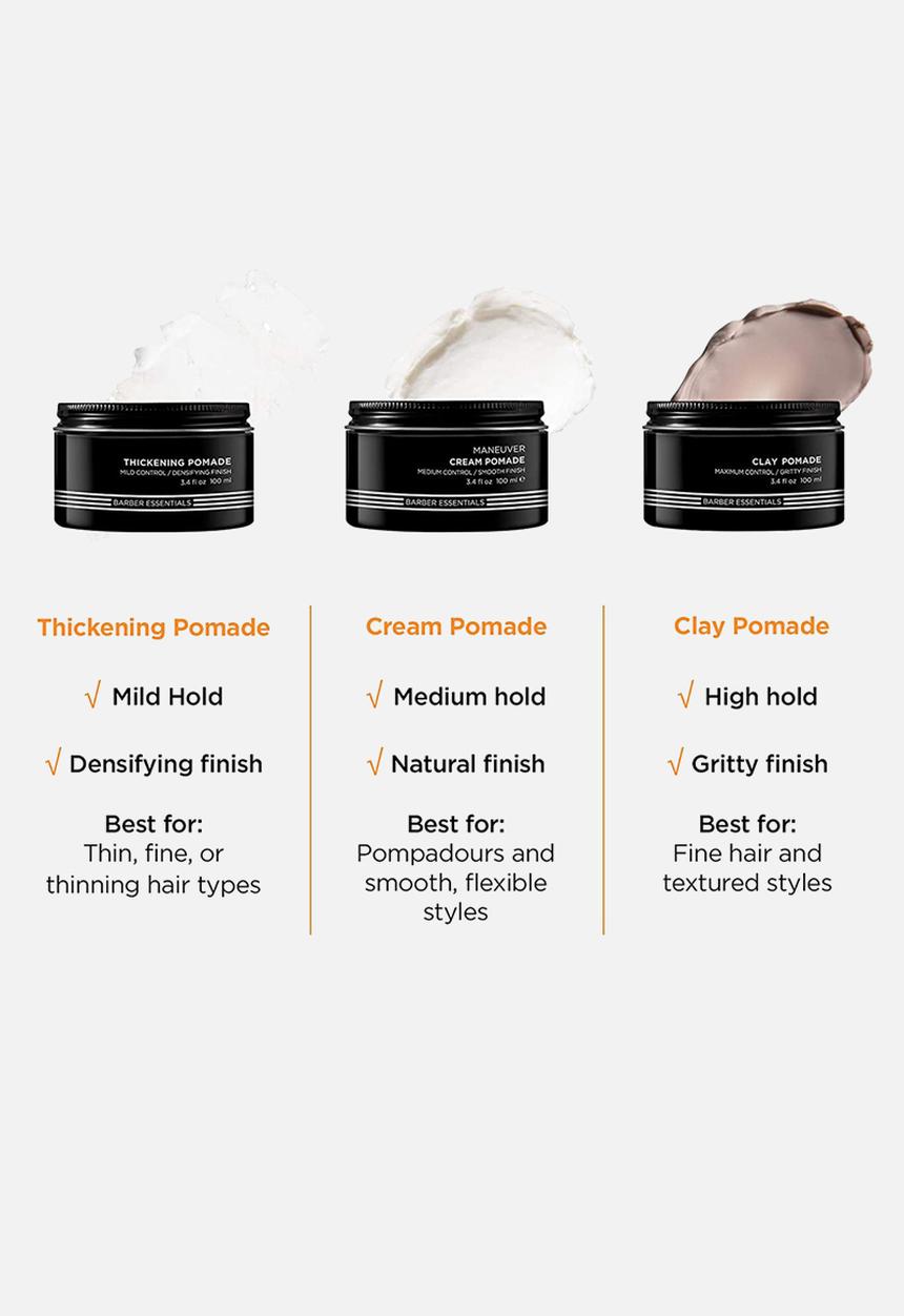 REDKEN - Brews Maneuver Medium Hold & Natural Finish Cream Pomade - 100m