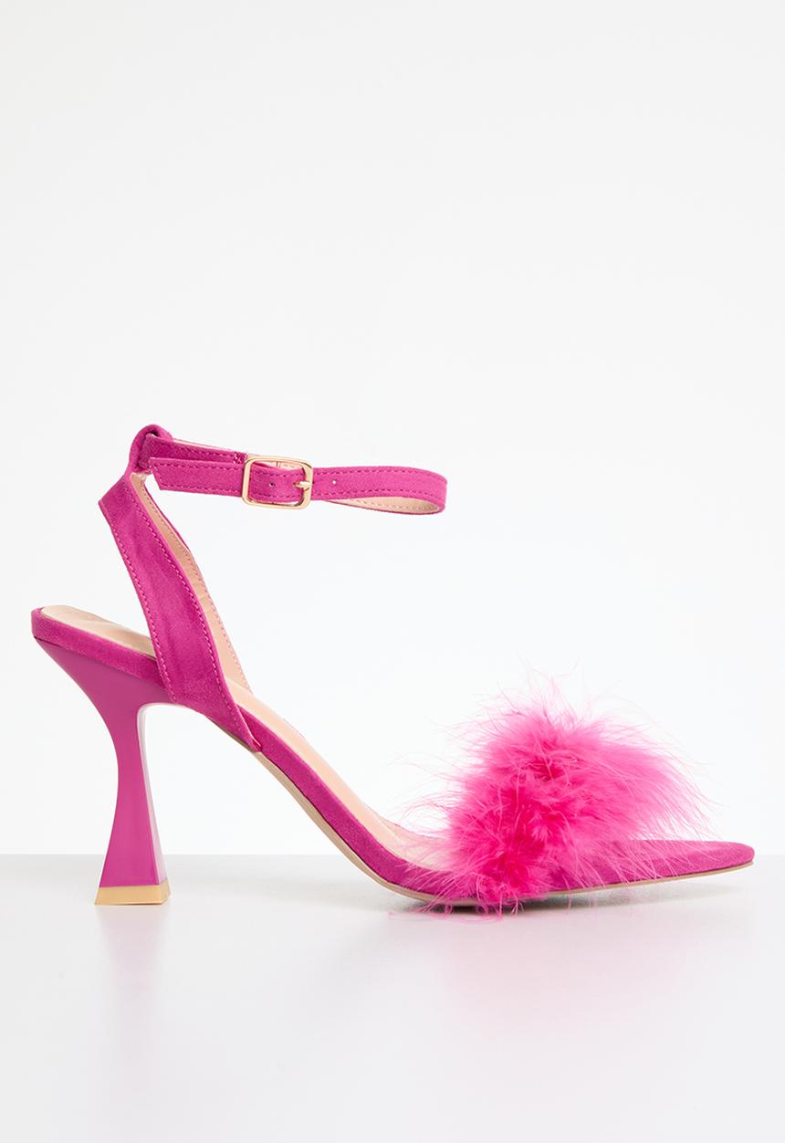 Oxford Street - Fluffy Stiletto - Fuchsia