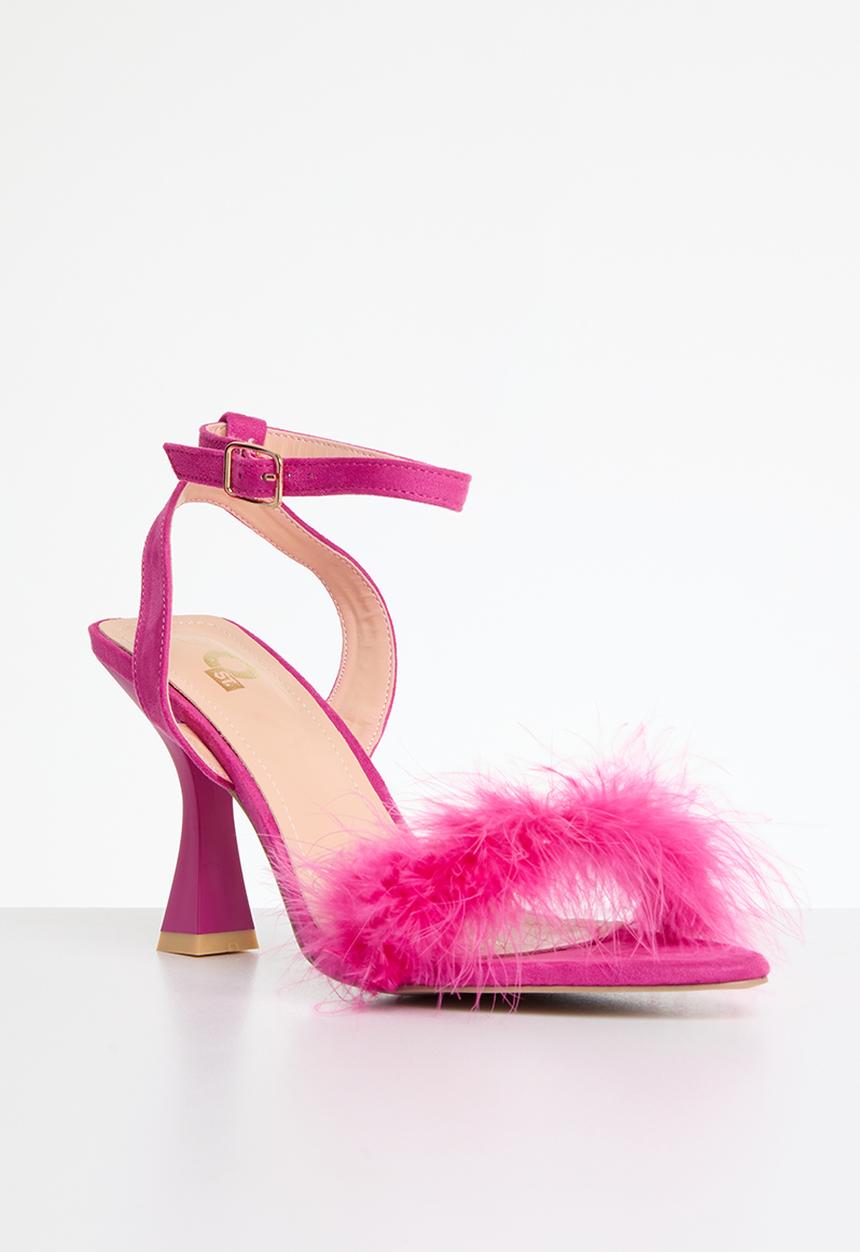 Oxford Street - Fluffy Stiletto - Fuchsia
