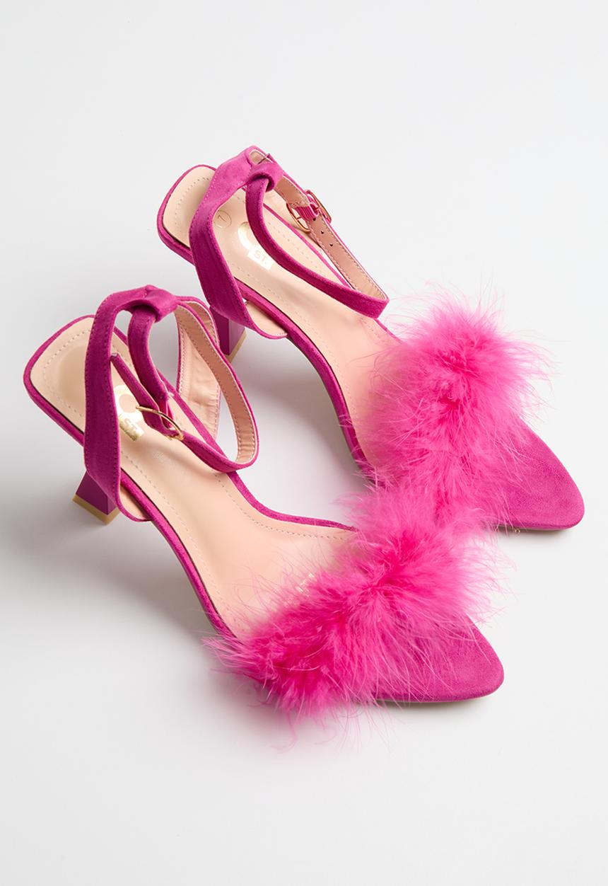 Oxford Street - Fluffy Stiletto - Fuchsia