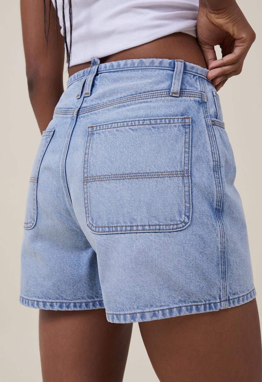 Cotton On - Harley Denim Short - Bondi Blue