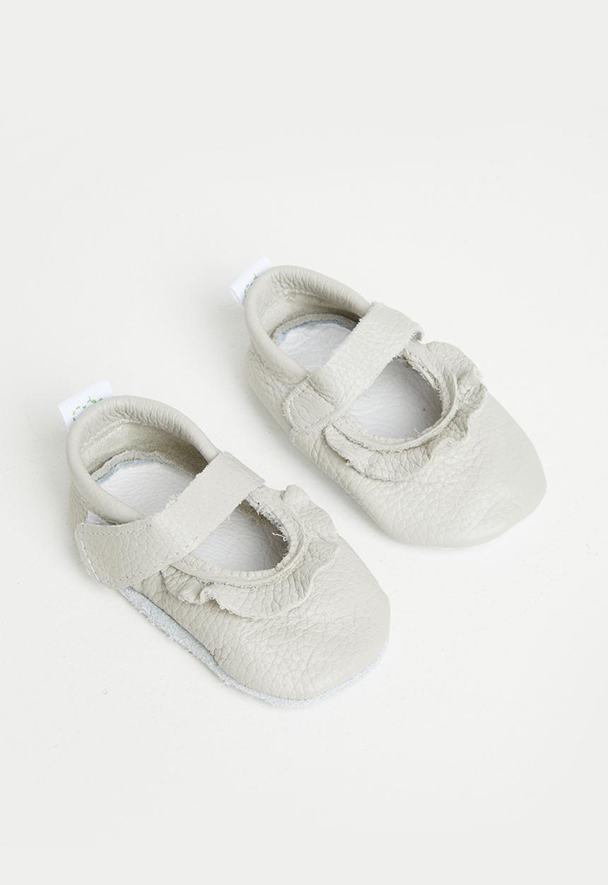 Pitta-Patta Shoes - Mary jane frill - all sand1