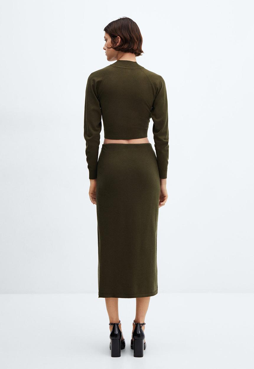 MANGO - Sweater percebe - beige/khaki