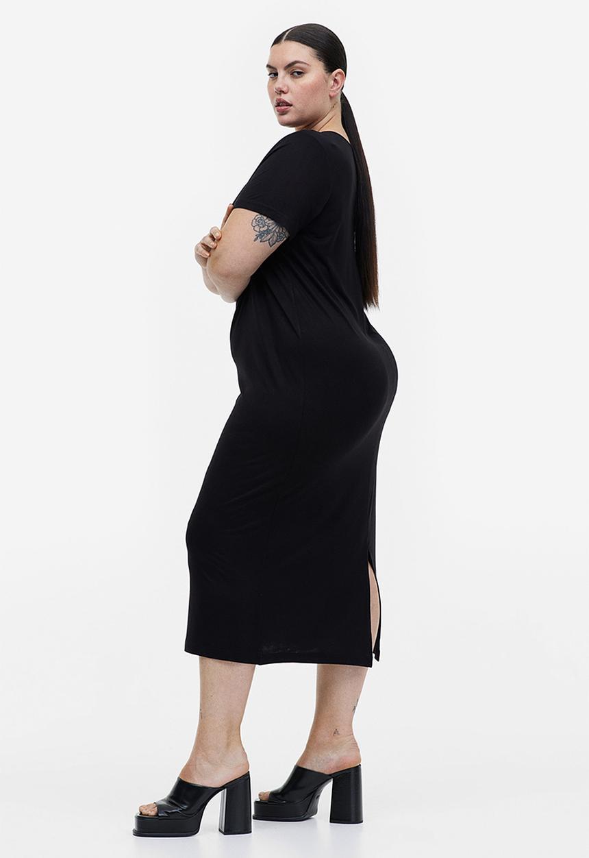 H&M - T-shirt dress - black