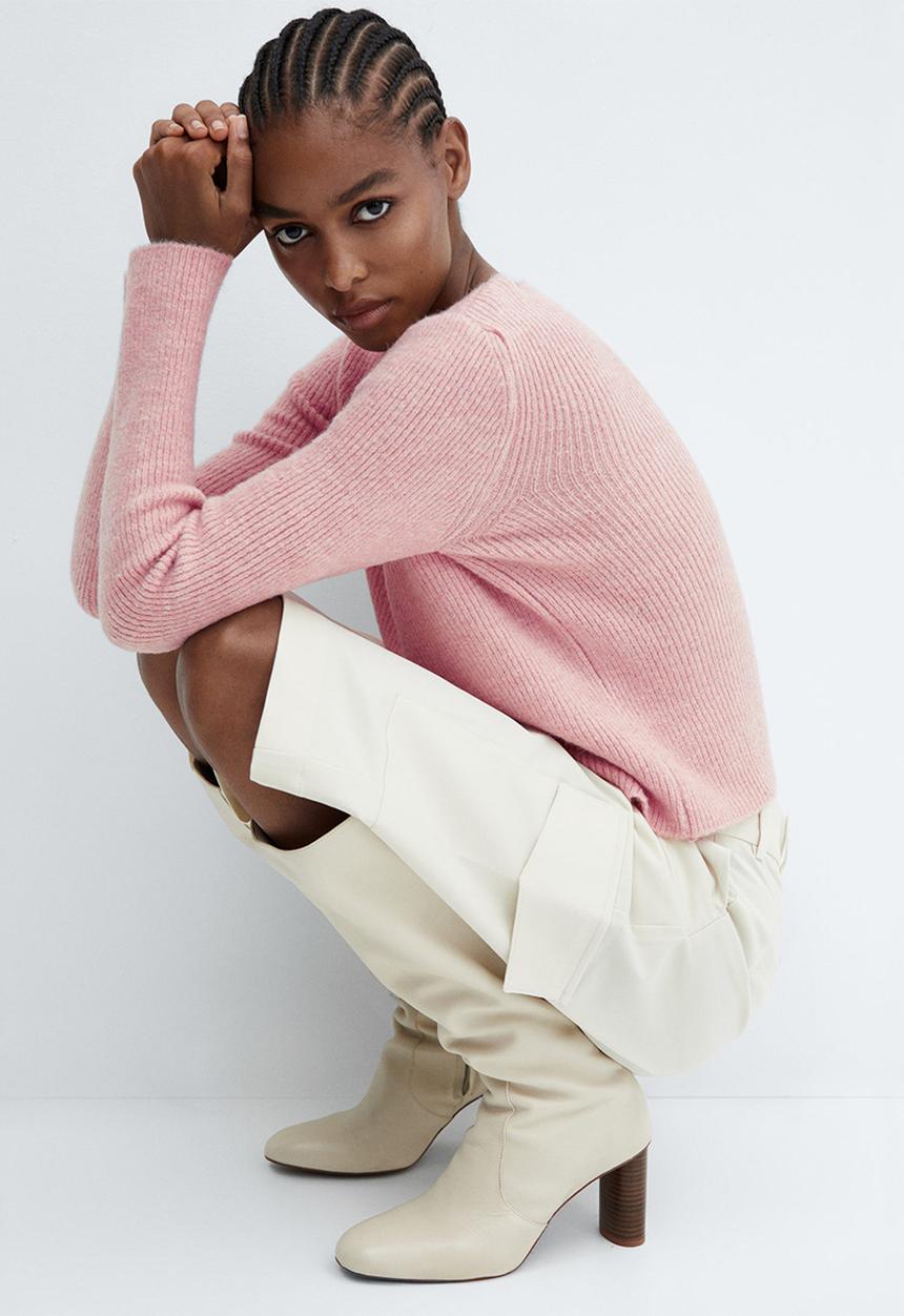 MANGO - Sweater rosa - light/pastel pink