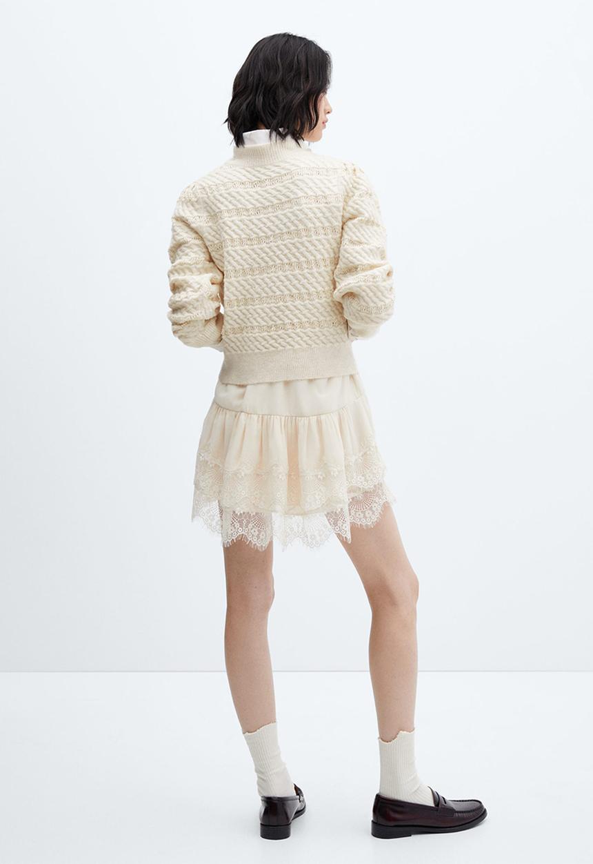 MANGO - Sweater wanda - light beige