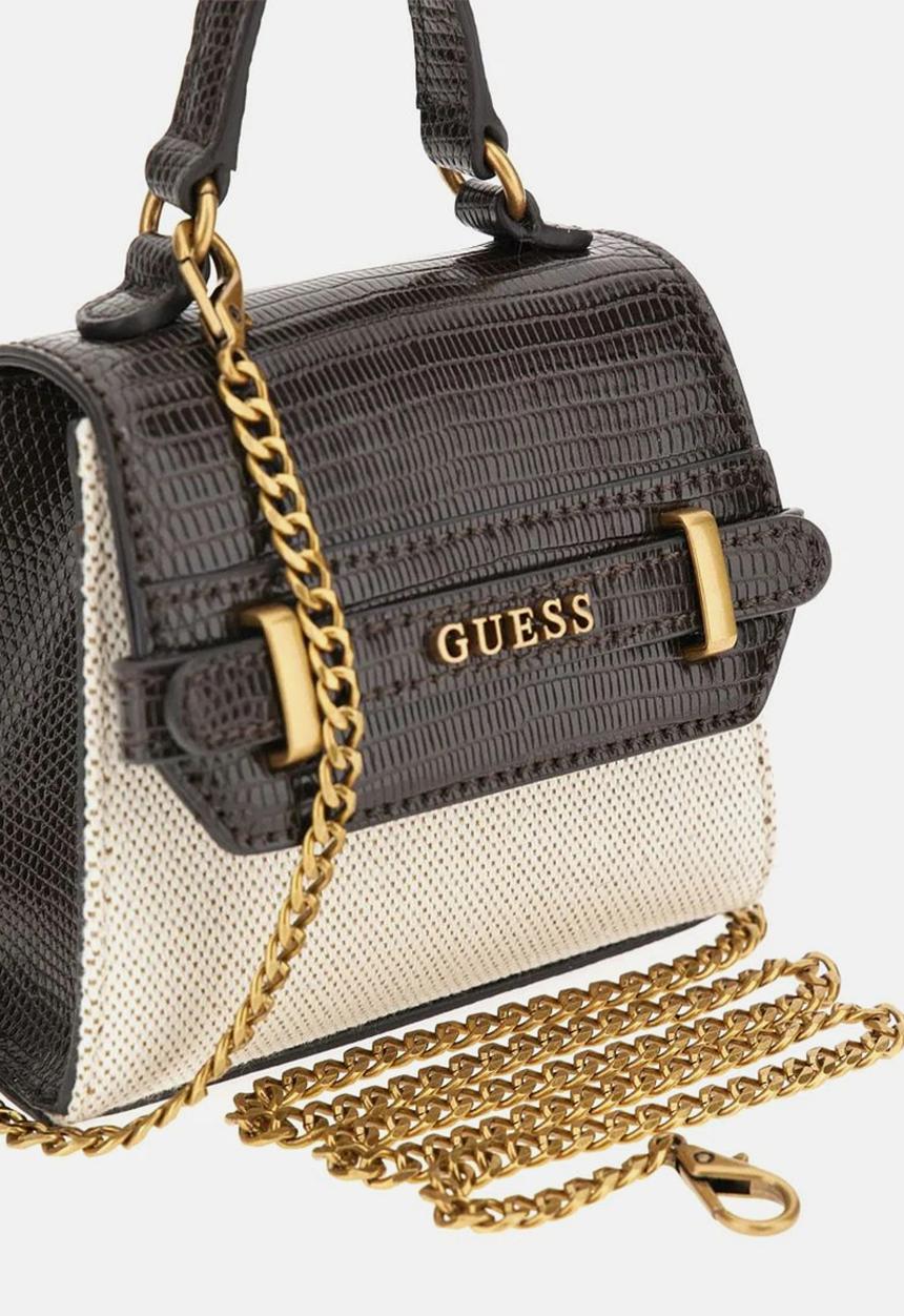 GUESS - Sestri micro mini - neutral/espresso