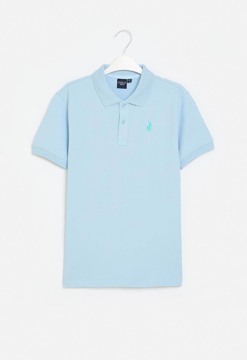 POLO - Boys austin short sleeve golfer - light blue