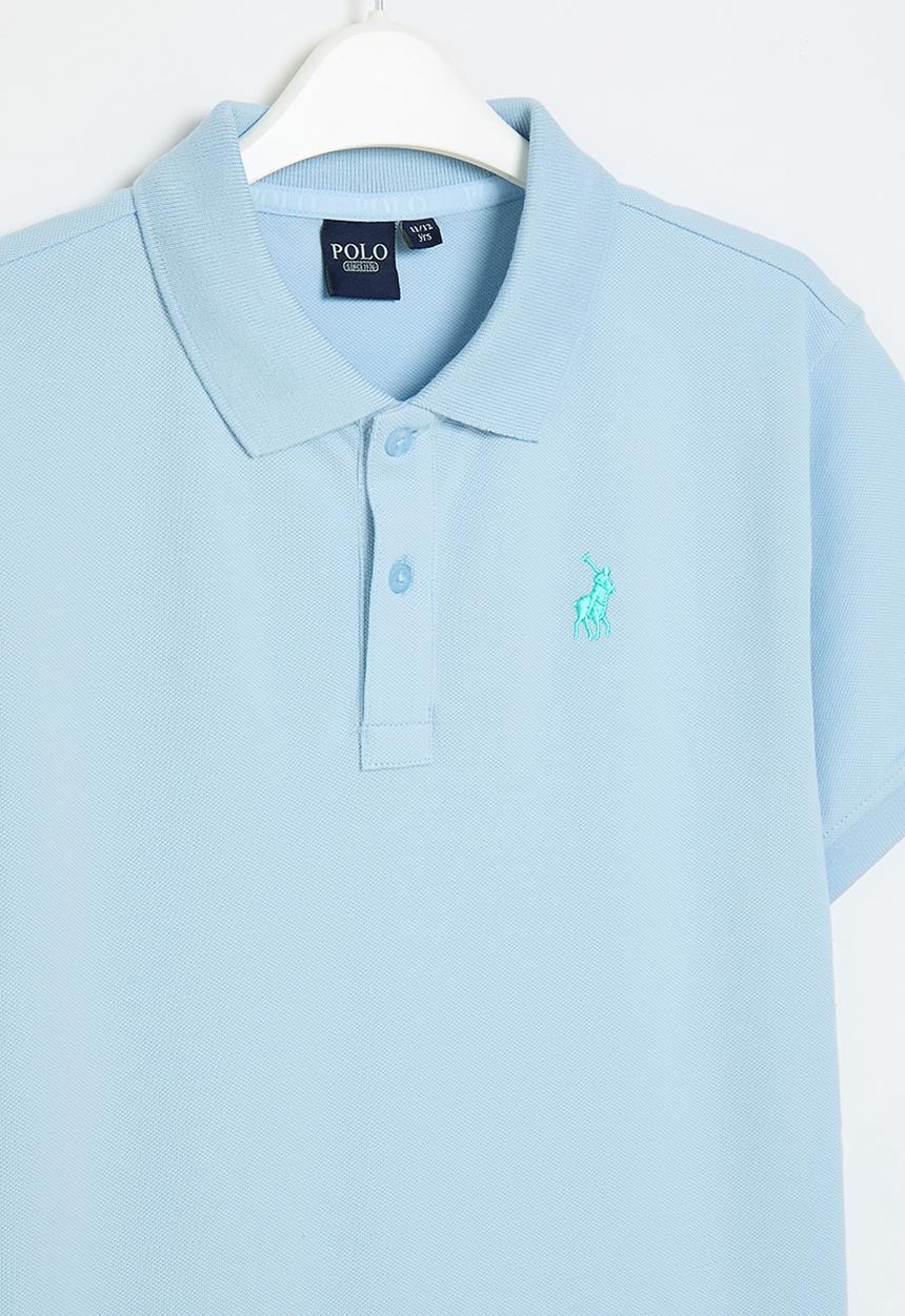 POLO - Boys austin short sleeve golfer - light blue