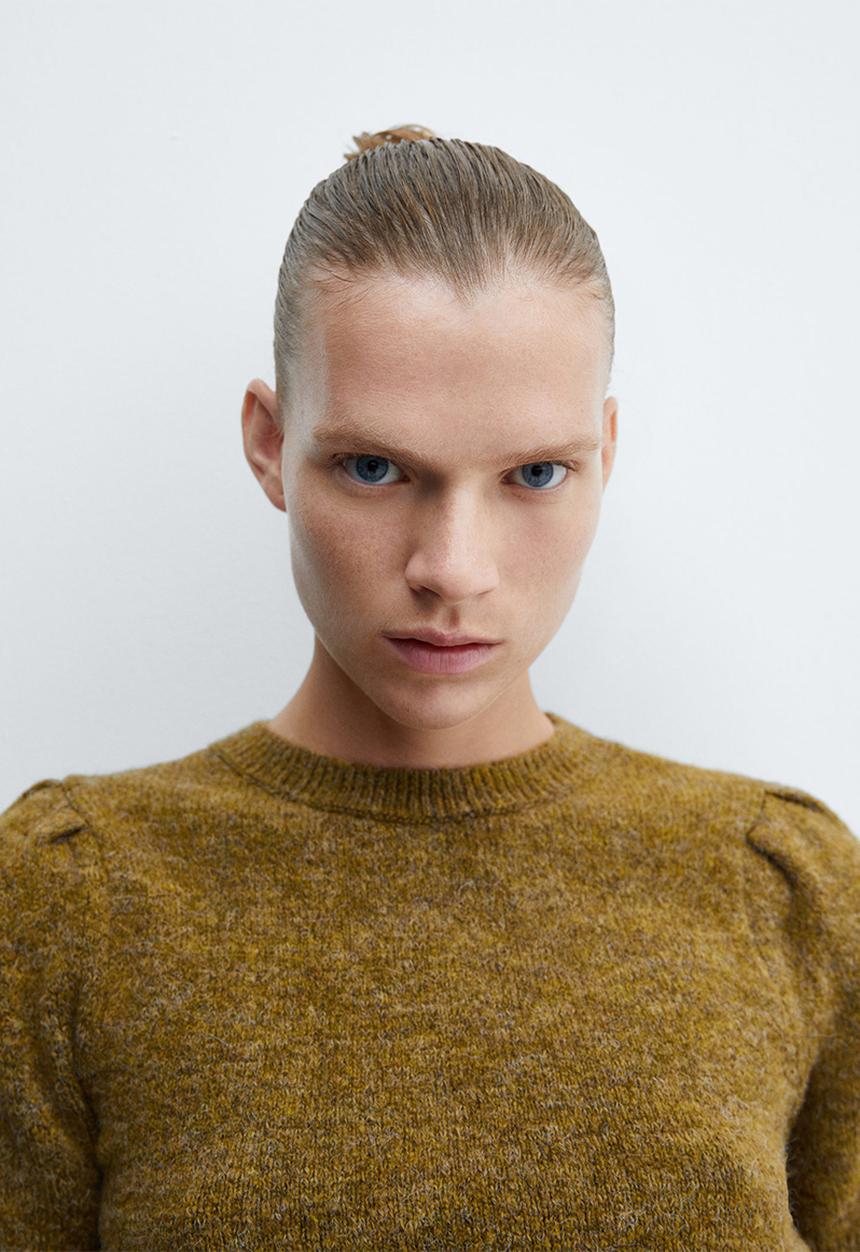 MANGO - Sweater perry - olive green