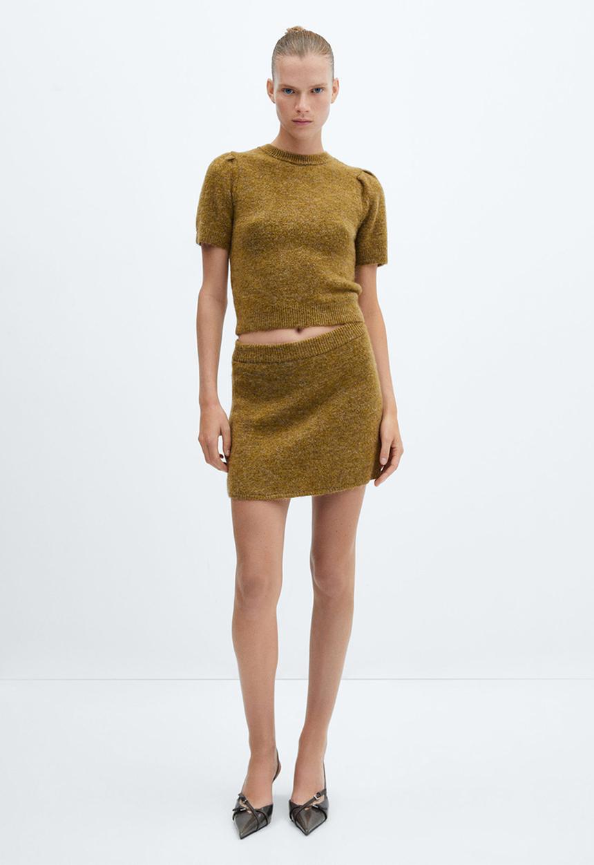 MANGO - Sweater perry - olive green
