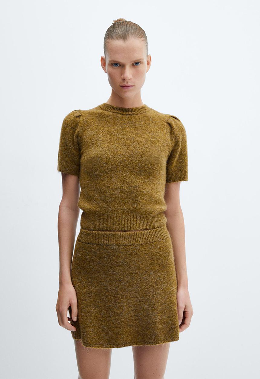 MANGO - Sweater perry - olive green
