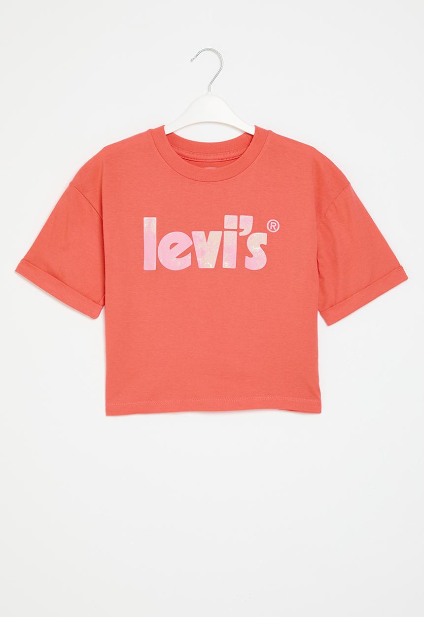 Levi’s® - Lvg meet & greet rolled sleeve - hot coral