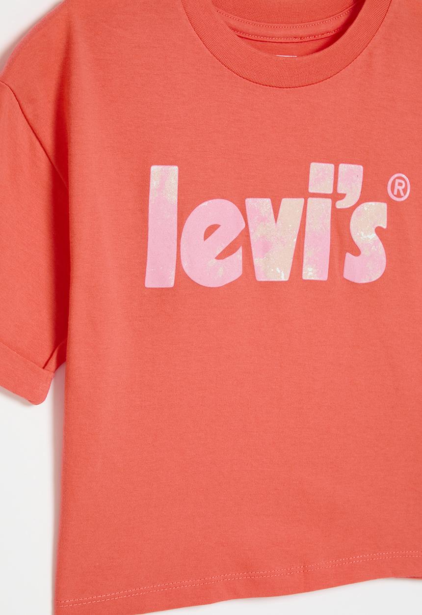 Levi’s® - Lvg meet & greet rolled sleeve - hot coral