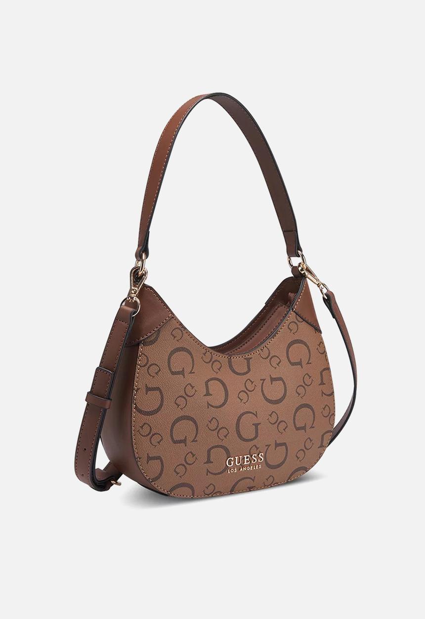 GUESS - Melrose ave mini top zip - cocoa