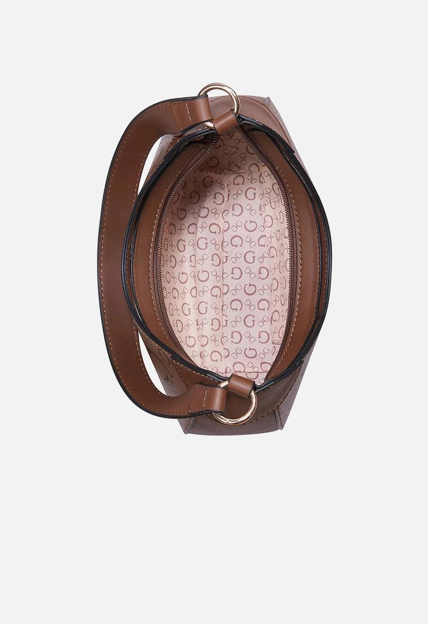 GUESS - Melrose ave mini top zip - cocoa