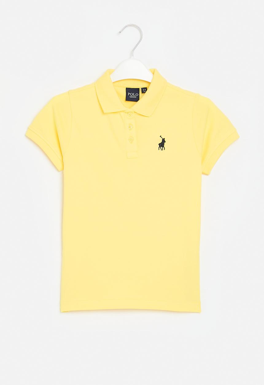POLO - Girls nina short sleeve golfer -yellow
