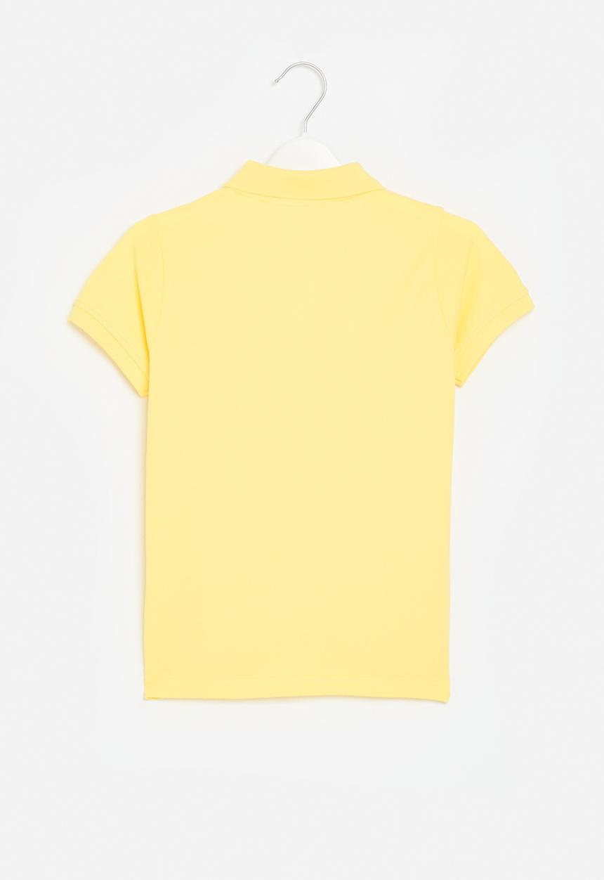 POLO - Girls nina short sleeve golfer -yellow
