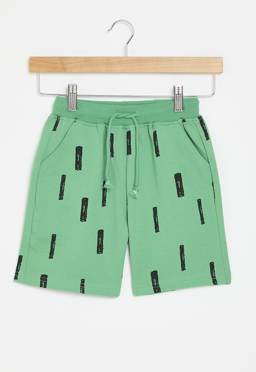 Pop Candy - Printed  shorts - green