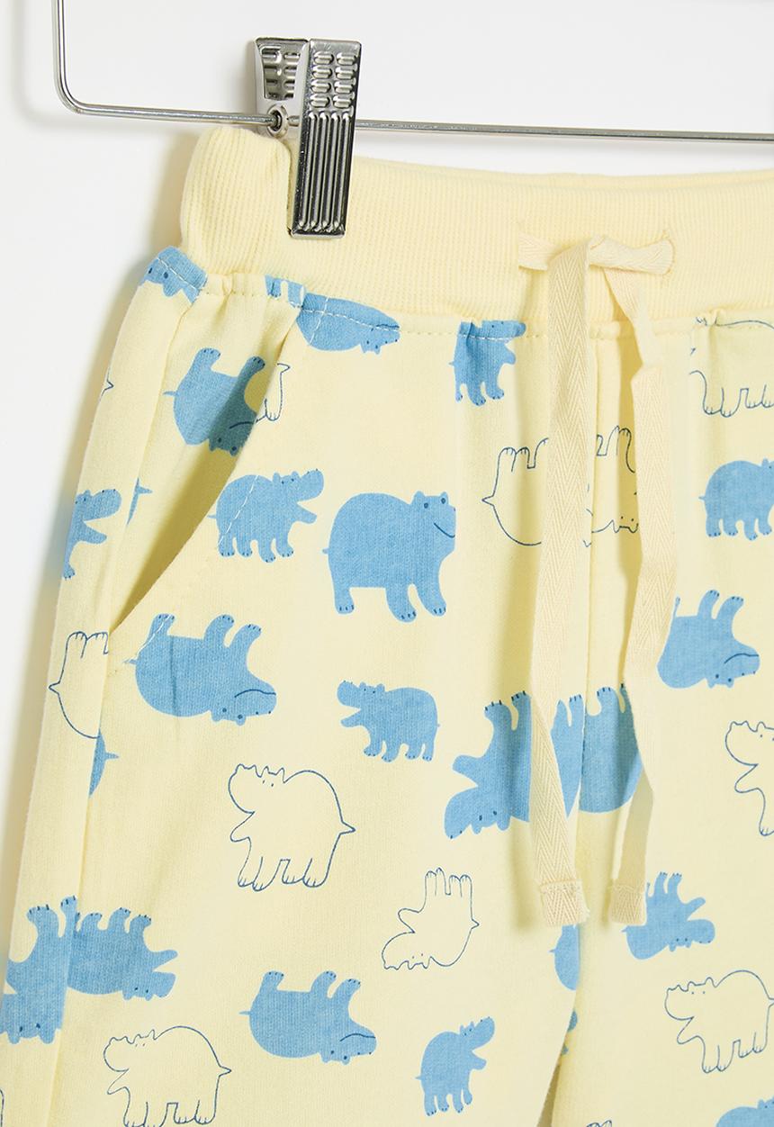 Pop Candy - Printed shorts - ecru