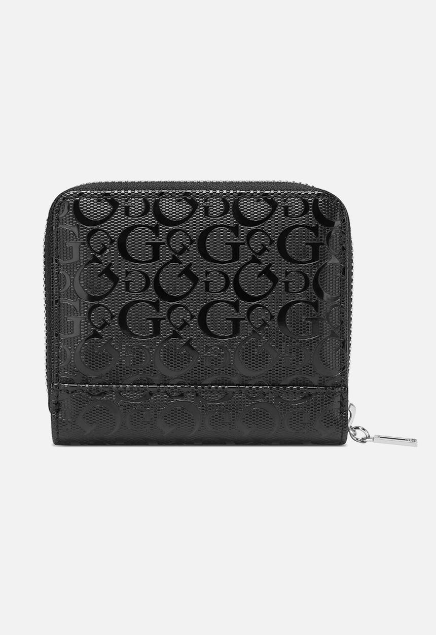 GUESS - Lathan slg small zip around - black