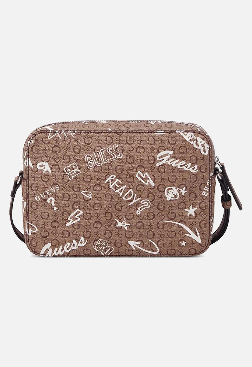 GUESS - Roxberry mini crossbody - mocha 