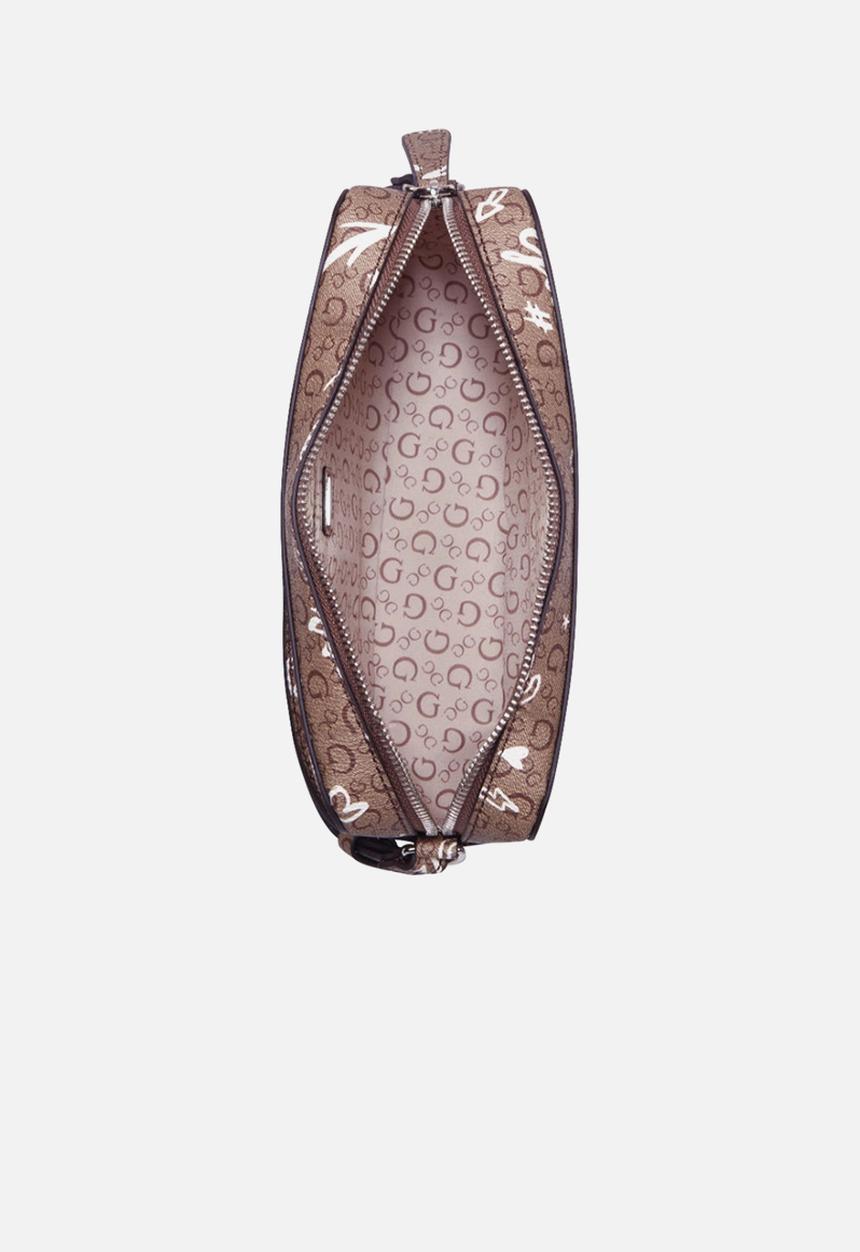 GUESS - Roxberry mini crossbody - mocha 