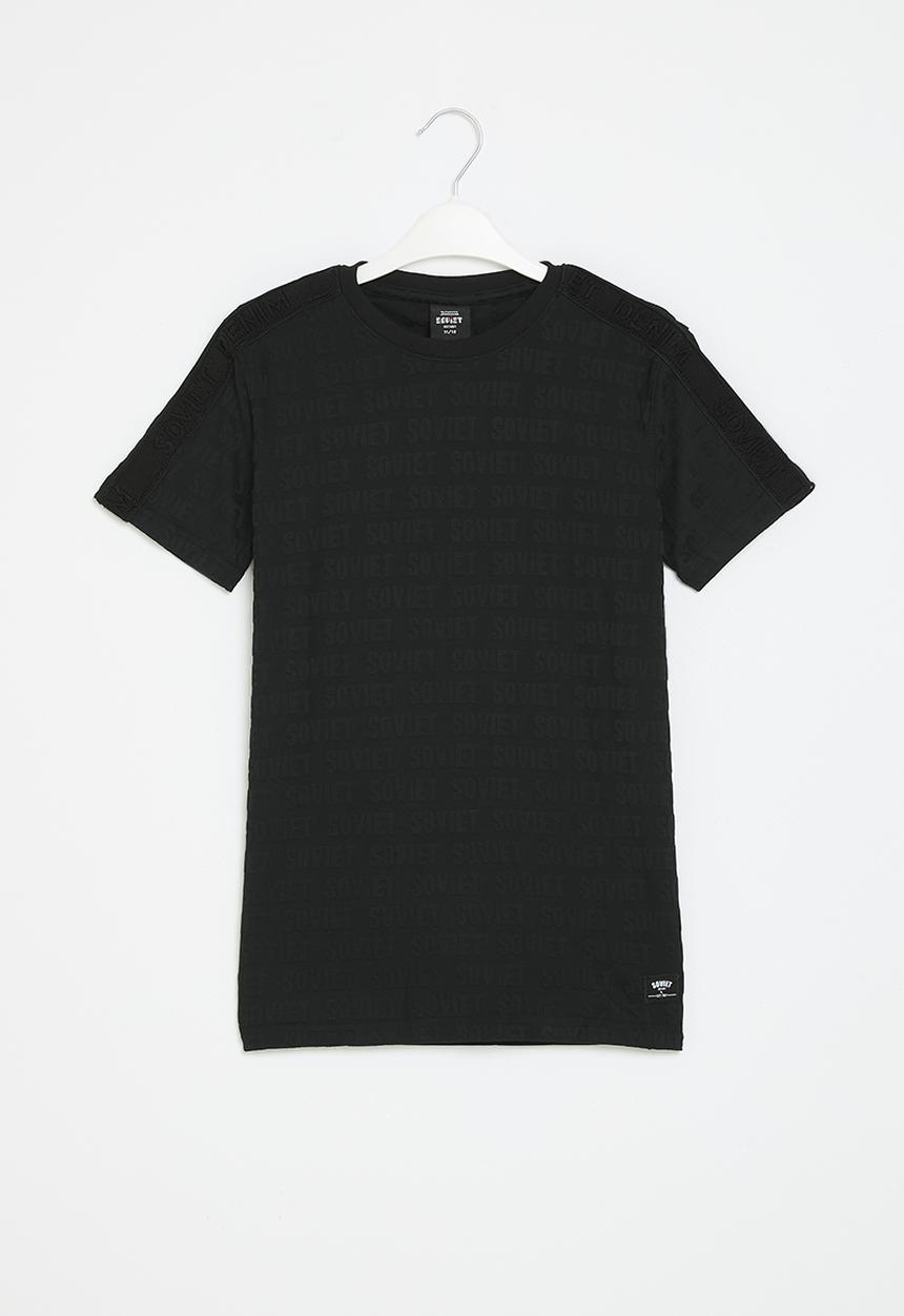 SOVIET - Boys fashion tee - black