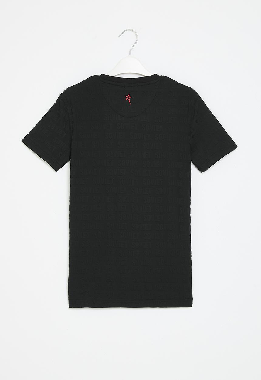 SOVIET - Boys fashion tee - black