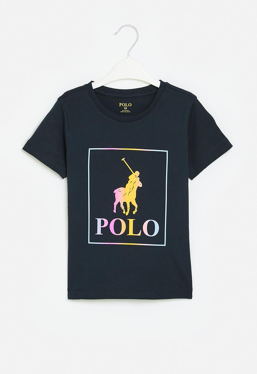 POLO - Girls olivia printed tee - navy