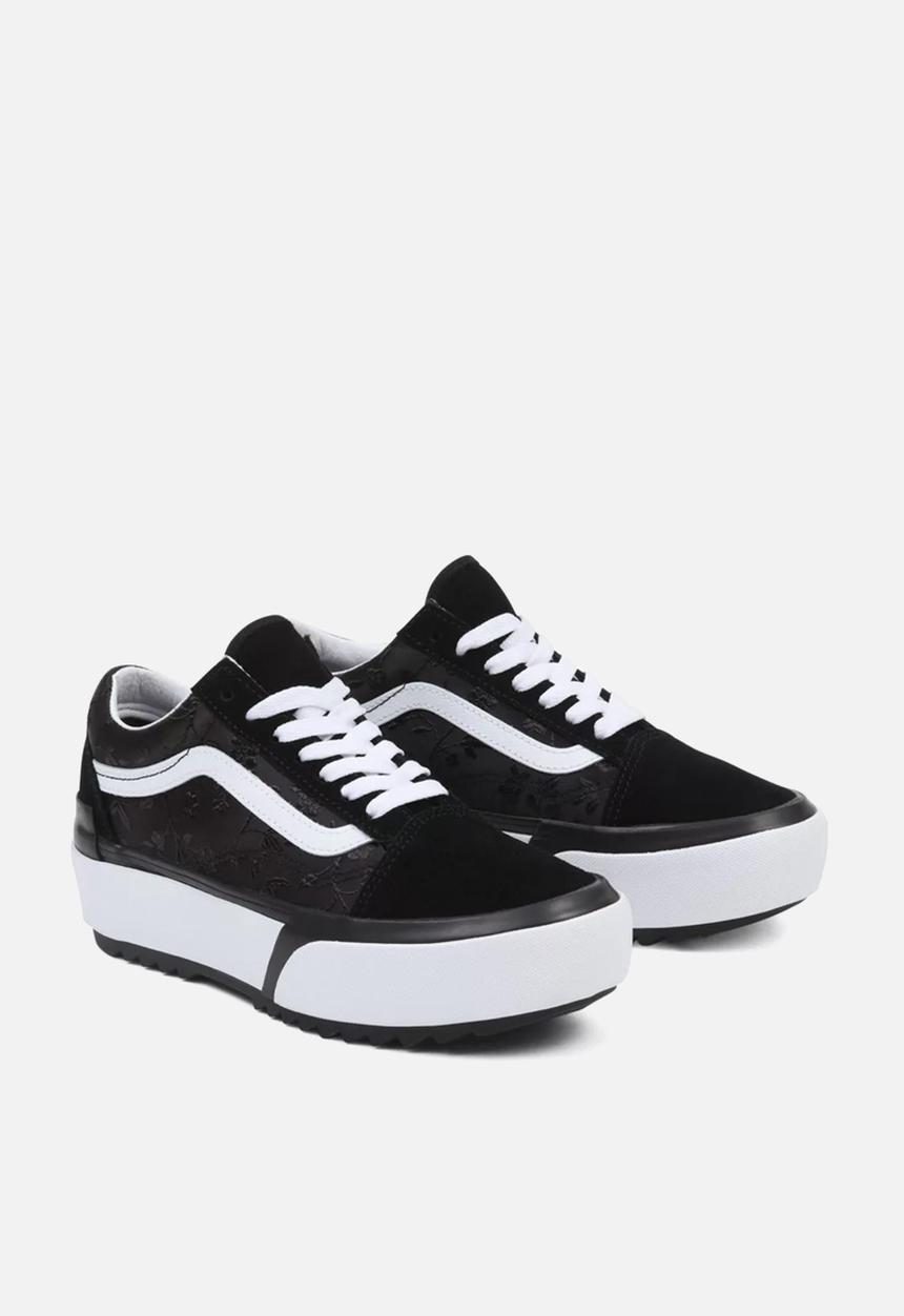 Vans - Old skool stacked - satin/floral black