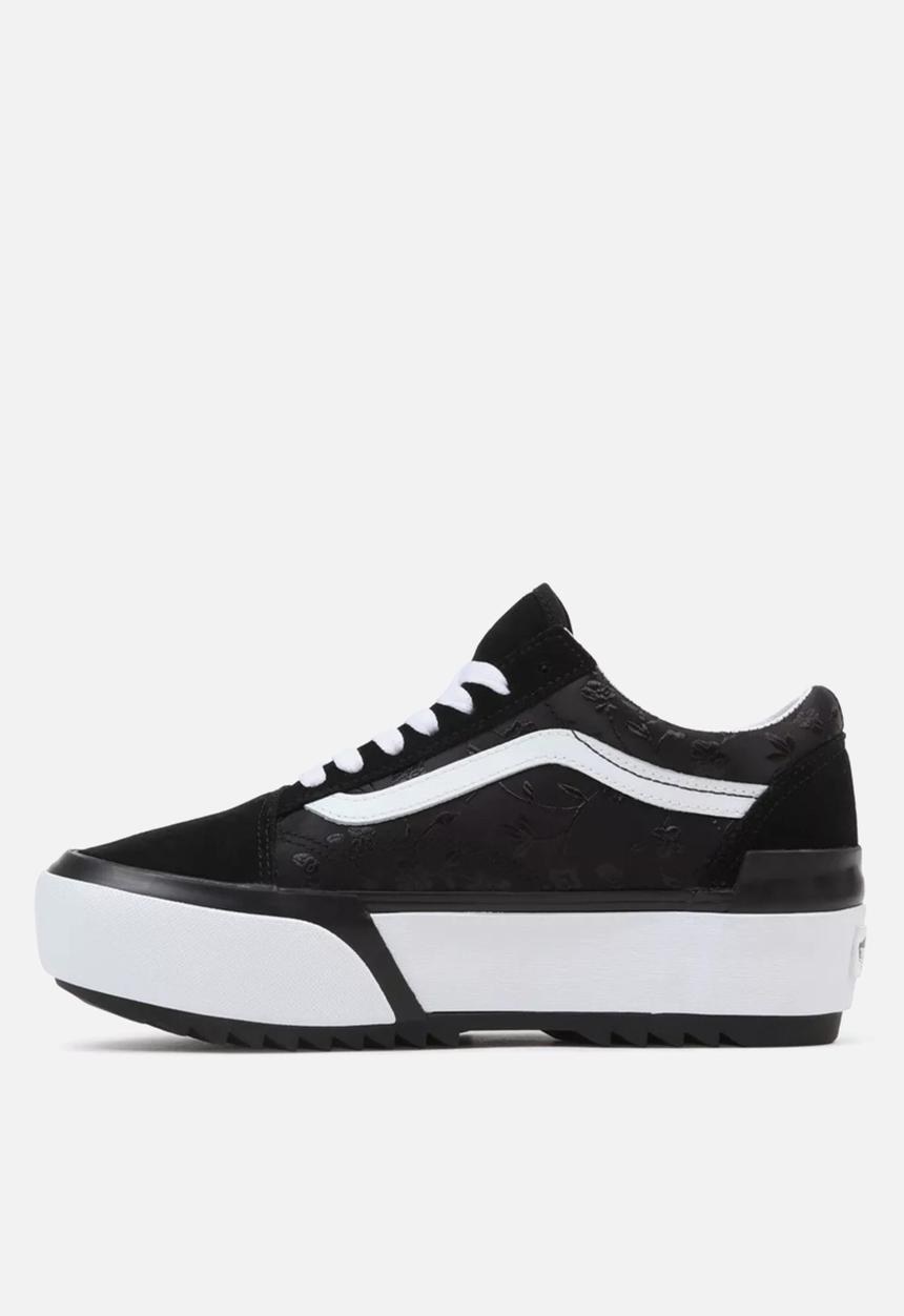 Vans - Old skool stacked - satin/floral black