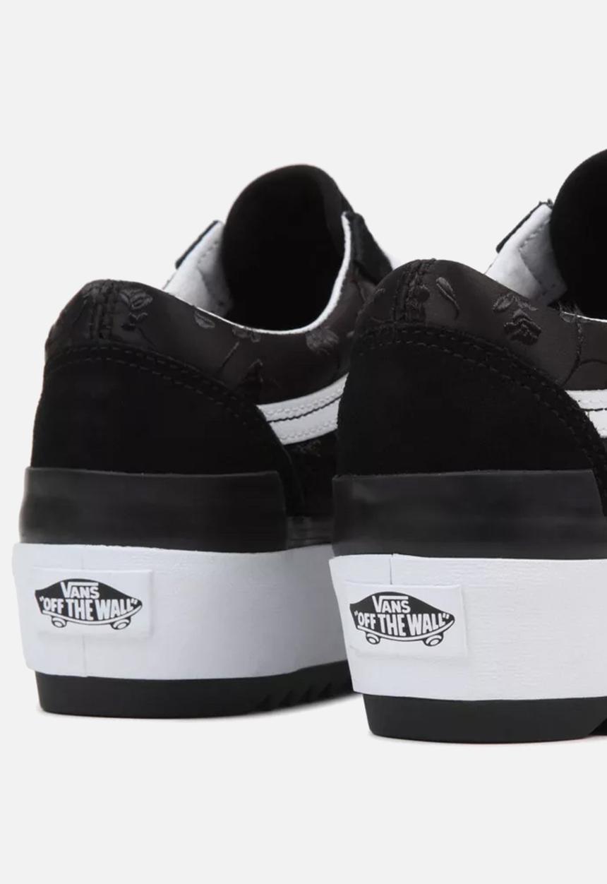 Vans - Old skool stacked - satin/floral black
