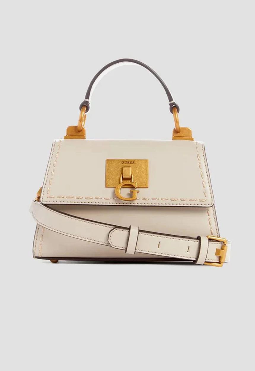 GUESS - Stephi mini crossbody flap - stone