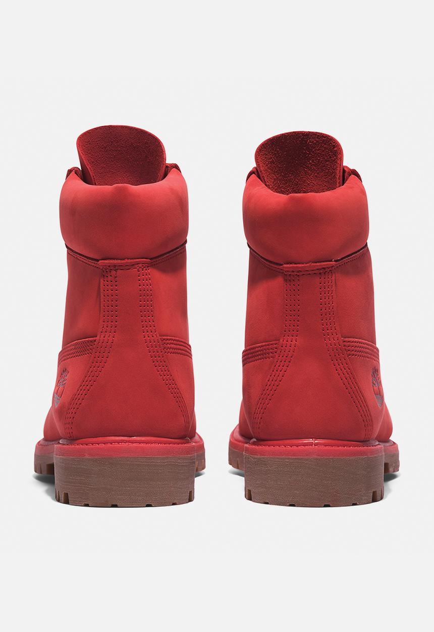 Timberland - 6in premium boot - medium red nubuck
