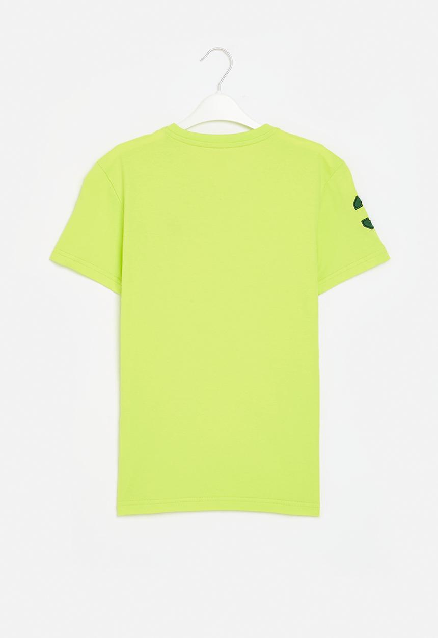 POLO - Boys james v-neck tee - chartreuse