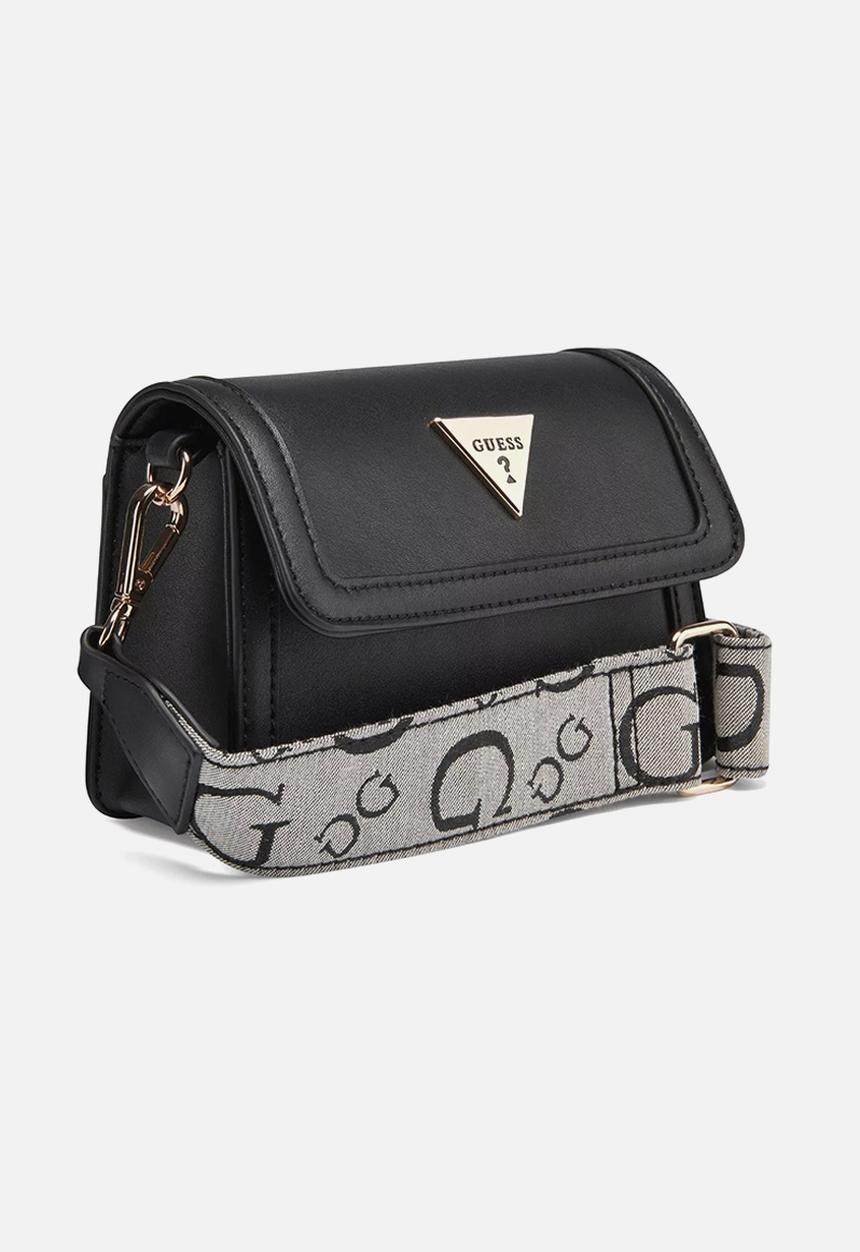 GUESS - Chai mini crossbody flap - black