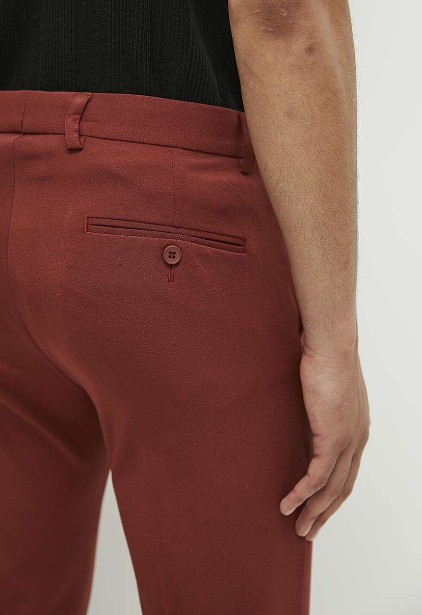 Superbalist - Skinny trouser - cherry mahogany