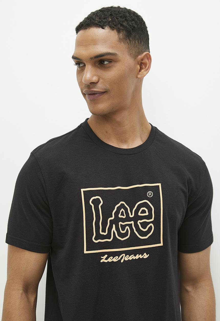 Lee  - Box denim t - black