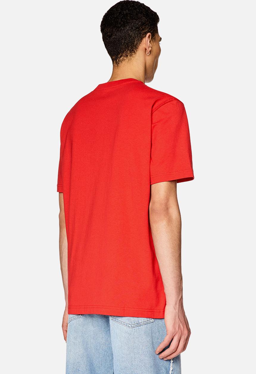 Diesel  - T-Just-L20 T-shirt - Red with graphic