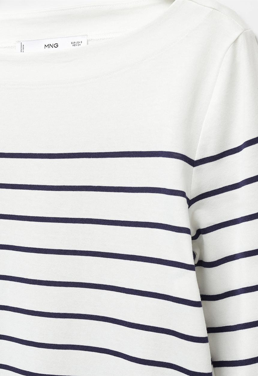 MANGO - T-shirt parisian - navy