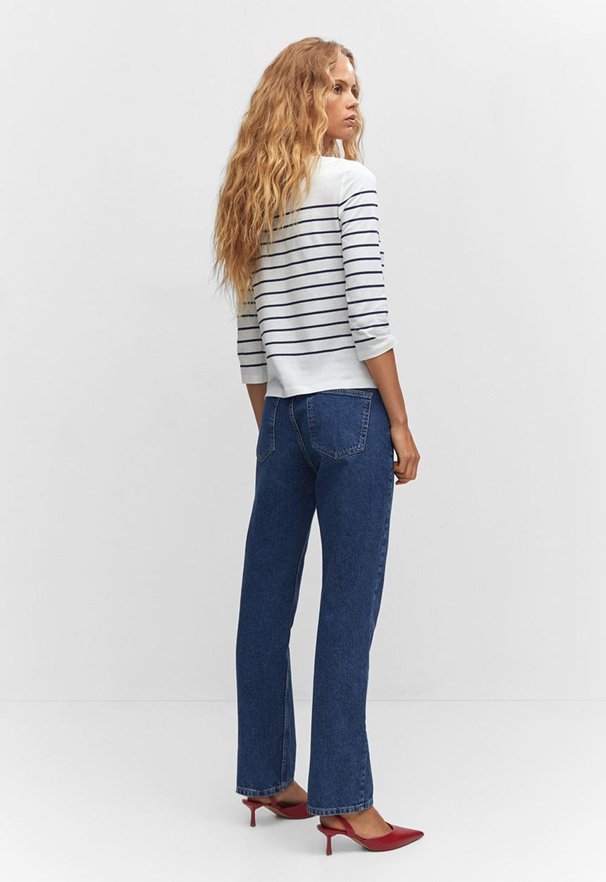 MANGO - T-shirt parisian - navy