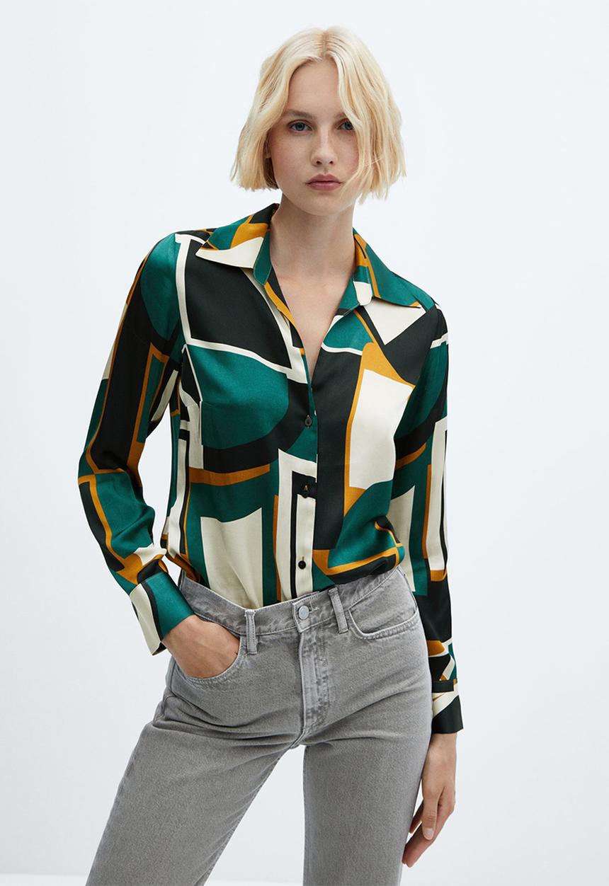 MANGO - Shirt sevilla - green