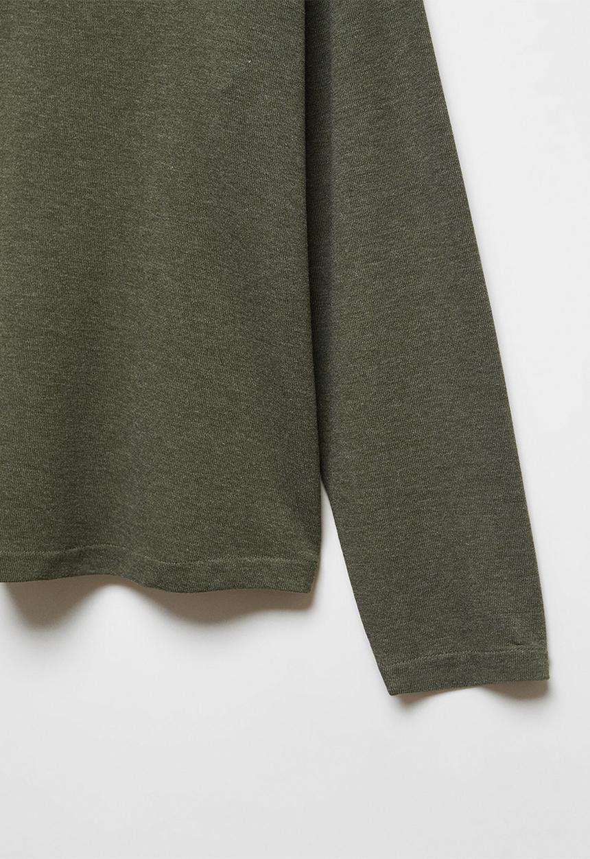 MANGO - T-shirt piceasy - beige/khaki