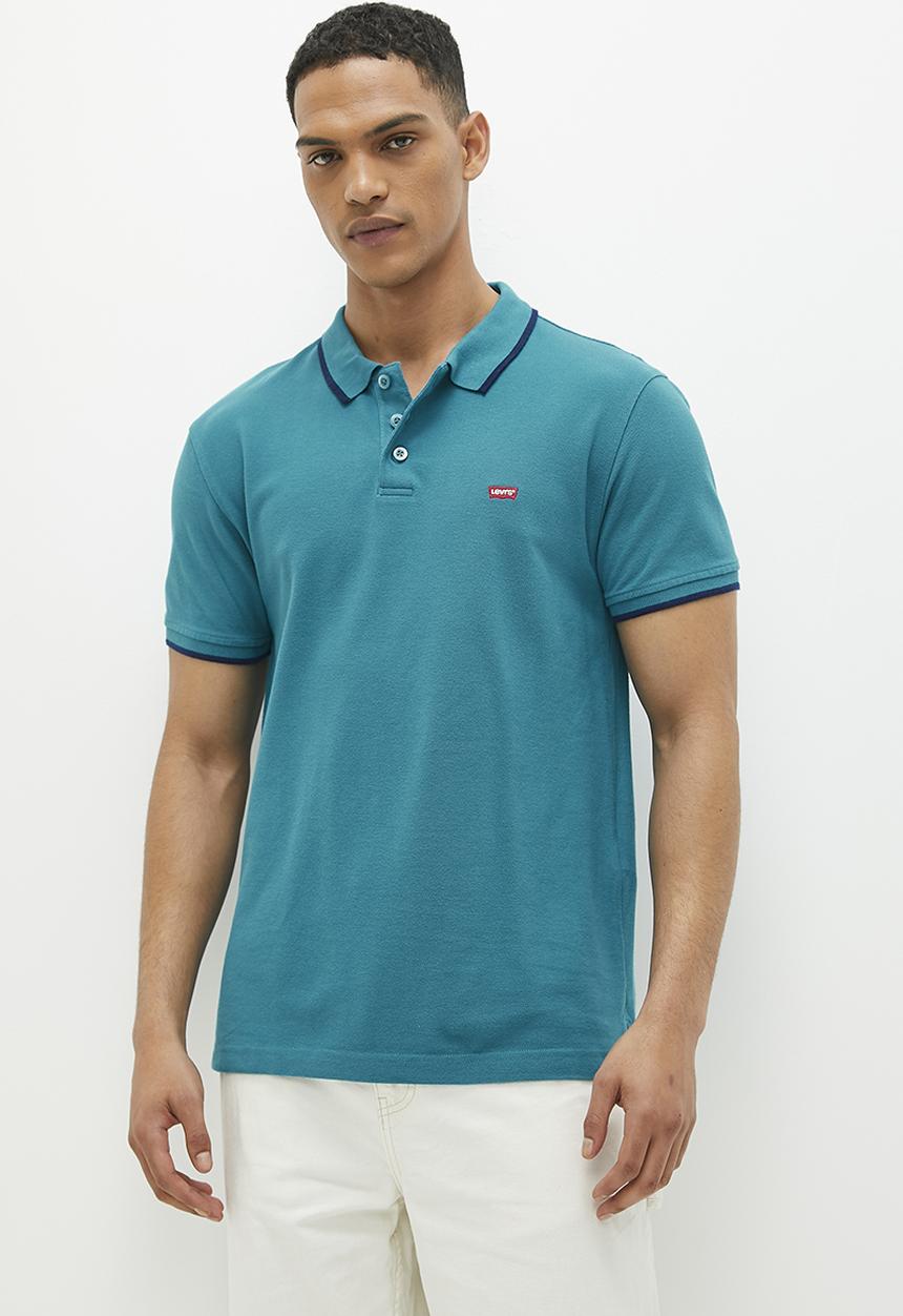 Levi’s® - Aama hm polo quarter tipping - ocean depths