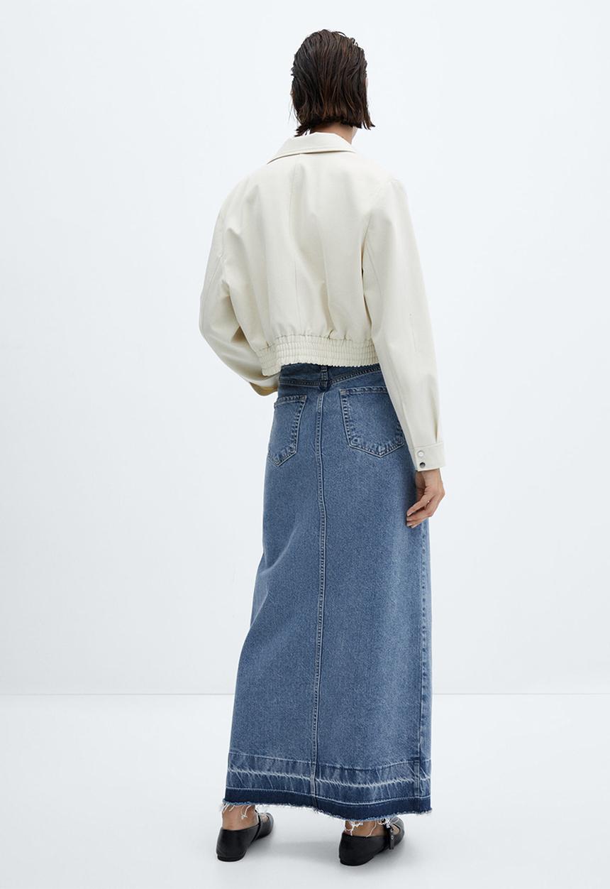 MANGO - Skirt Rafaella - Open Blue