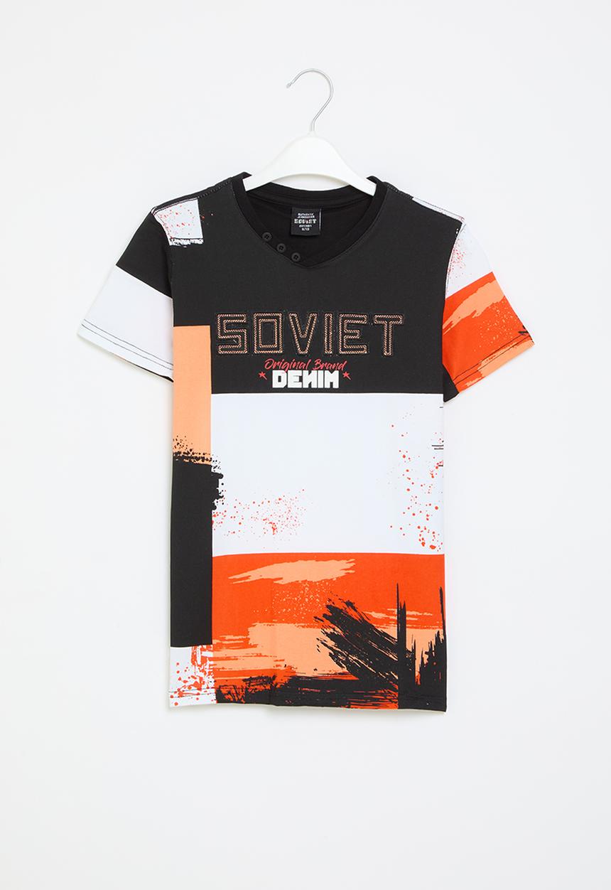 SOVIET - Boys fashion tee - multi