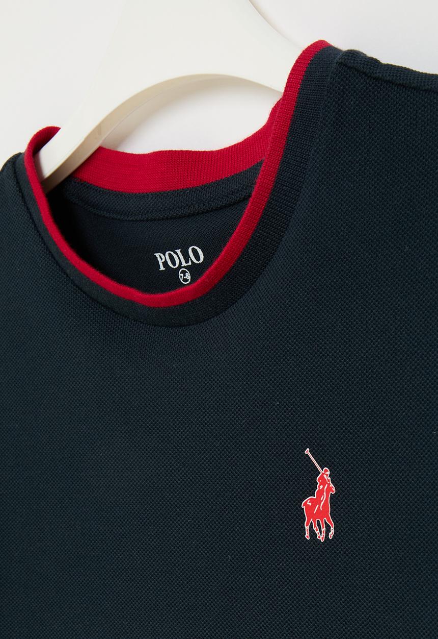 POLO - Boys cody textured tee - navy